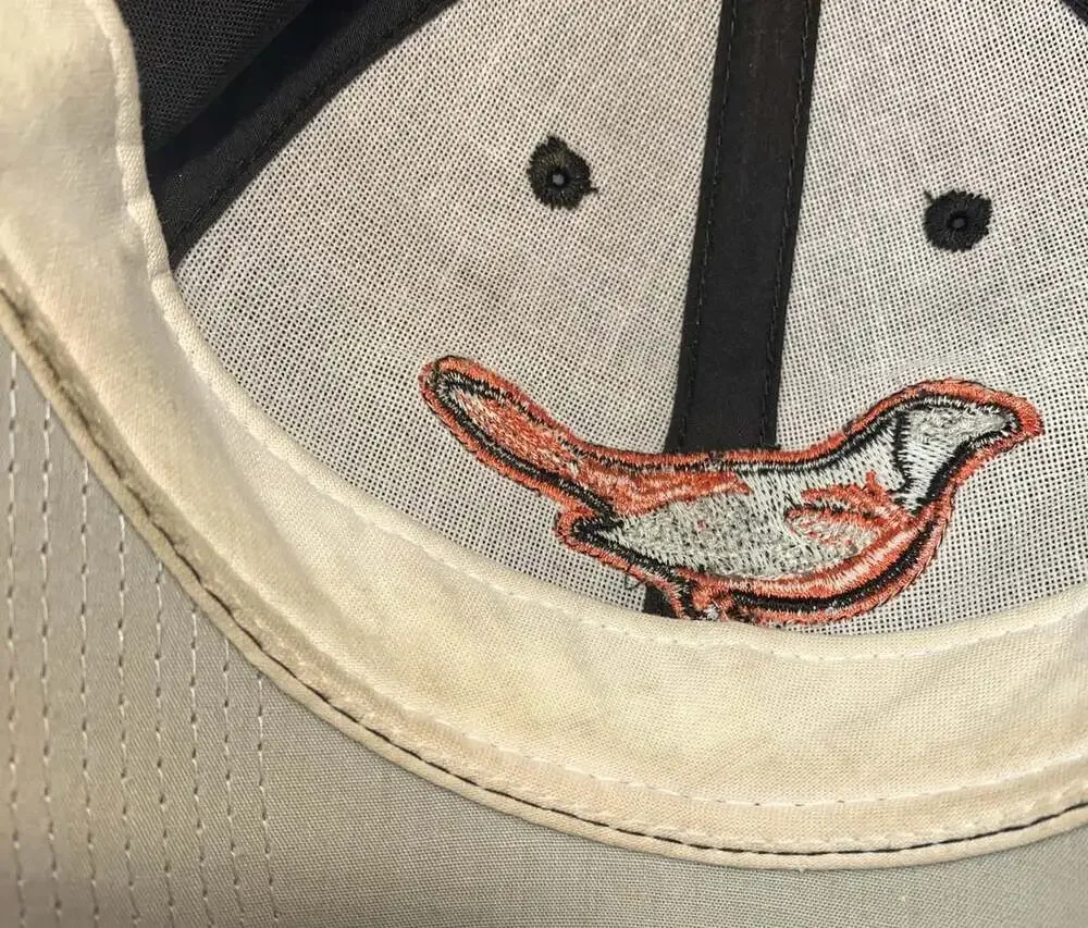 Baltimore Orioles Official MLB Baseball Cap Adult Black Orange Strap Back
